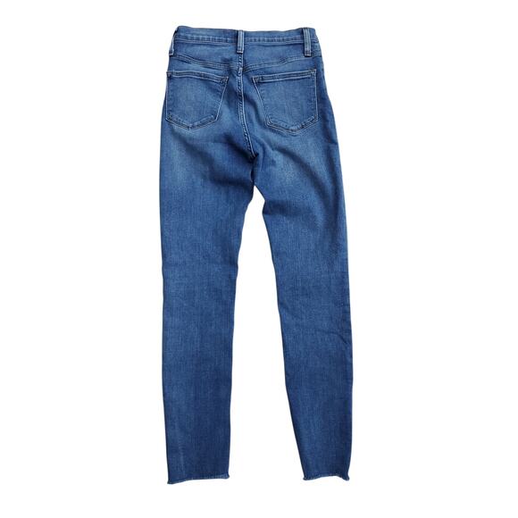 J. Crew 10" Highest-Rise Raw Hem Skinny Jean with Button Fly Size 26 - Picture 7 of 12